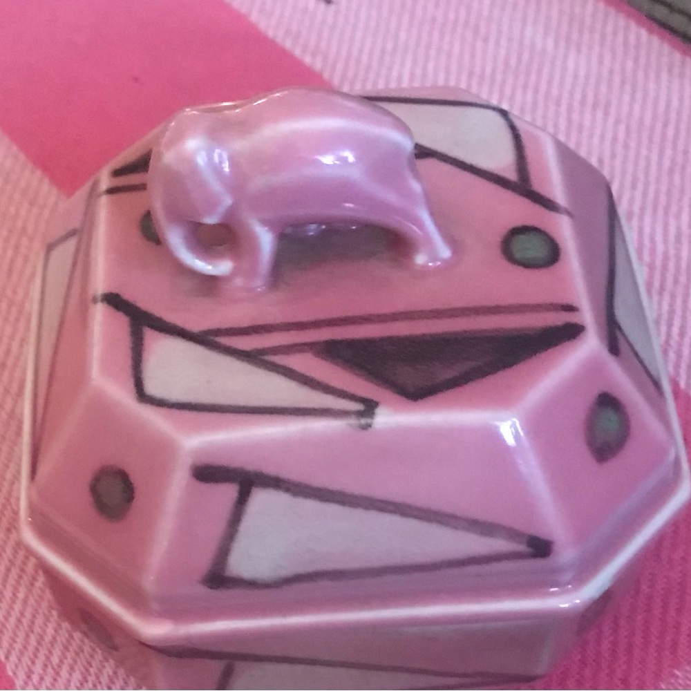 1930’s Art Deco Pink Elephant.